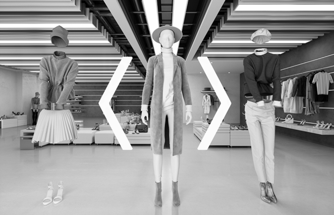 Mannequins in a shop