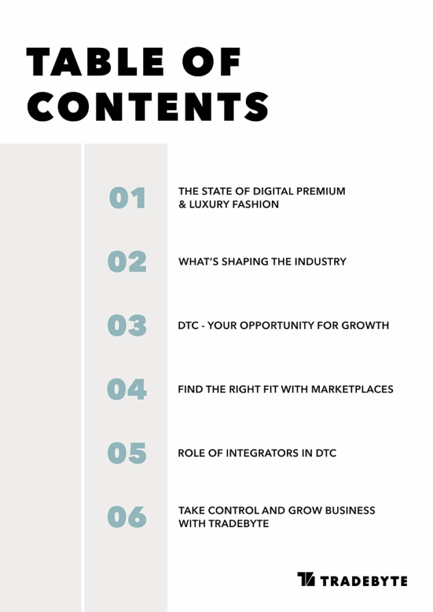 What's inside our guide to e-commerce for premium & luxury fashion brands