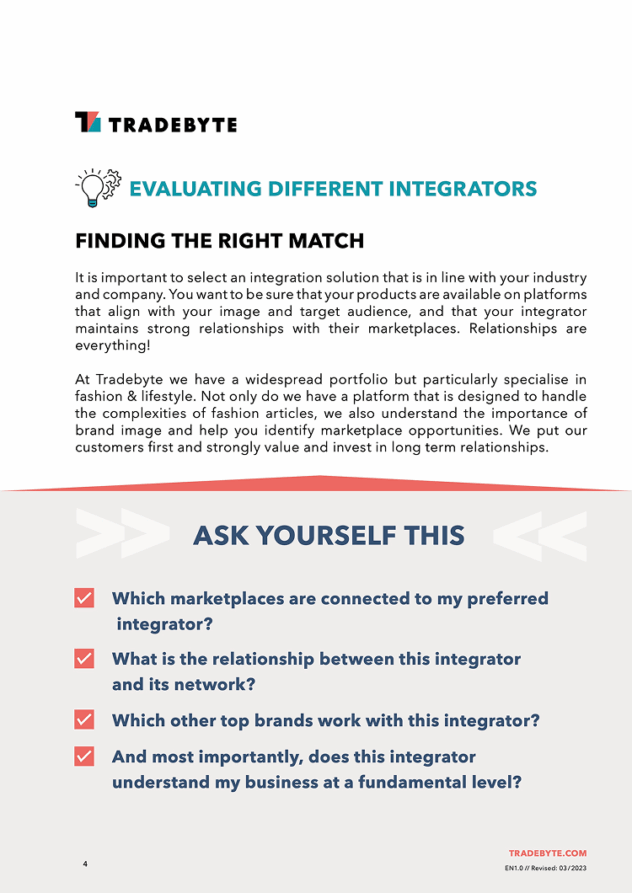 What's inside our guide to switching e-commerce integrators